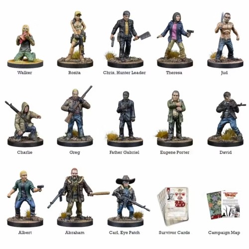 The Walking Dead All Out War Fear The Hunters Collection