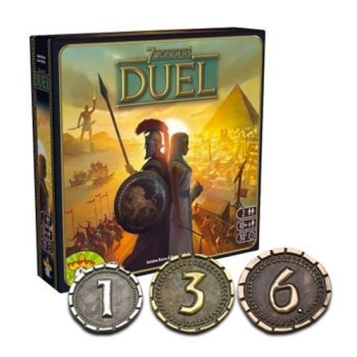 7 Wonders Duel Metal Coins